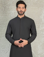 DEEP GREY BLENDED KAMEEZ SHALWAR | JJKS-S-36893