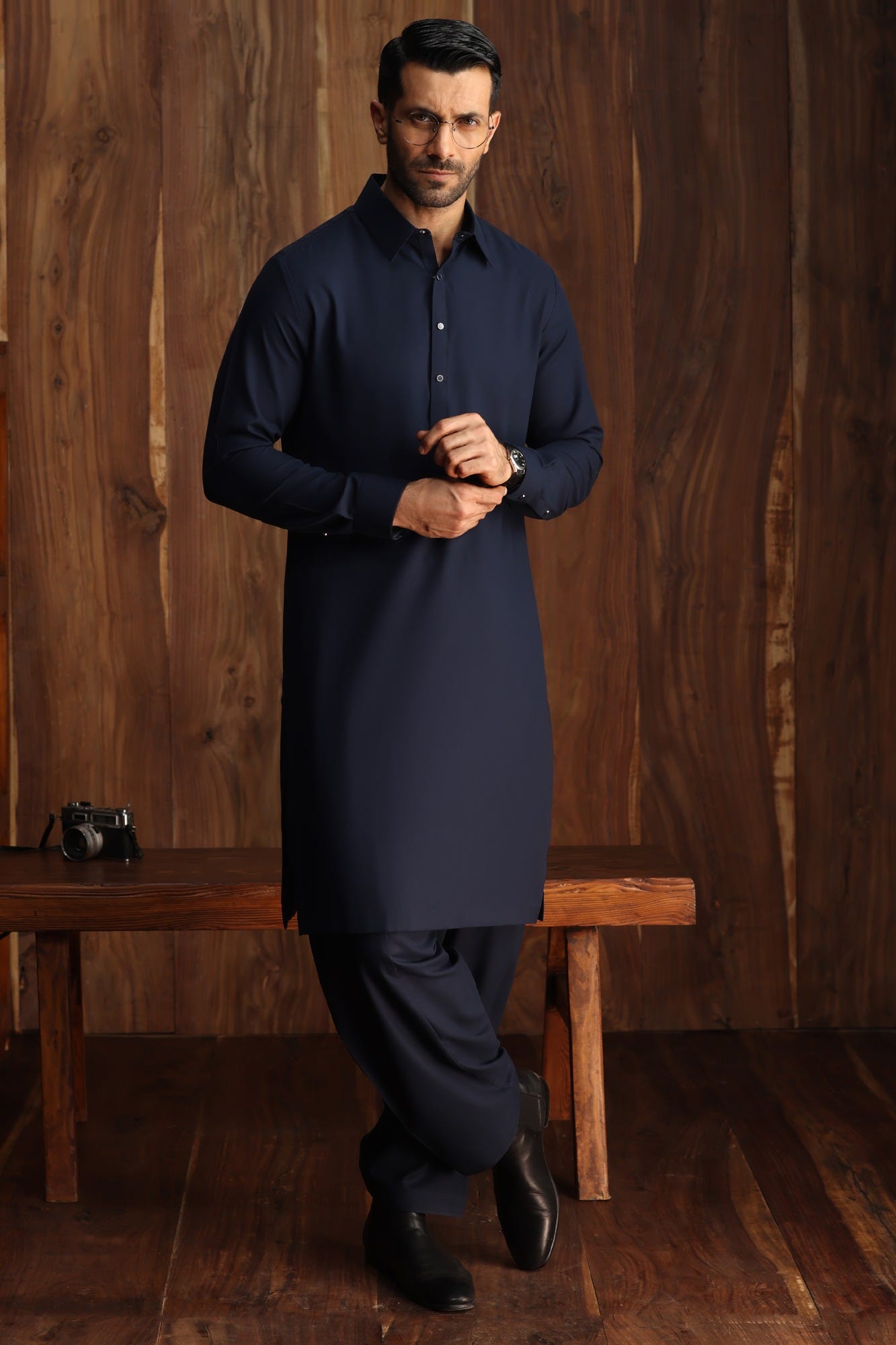 ASPEN - NAVY EXCLUSIVE KAMEEZ SHALWAR