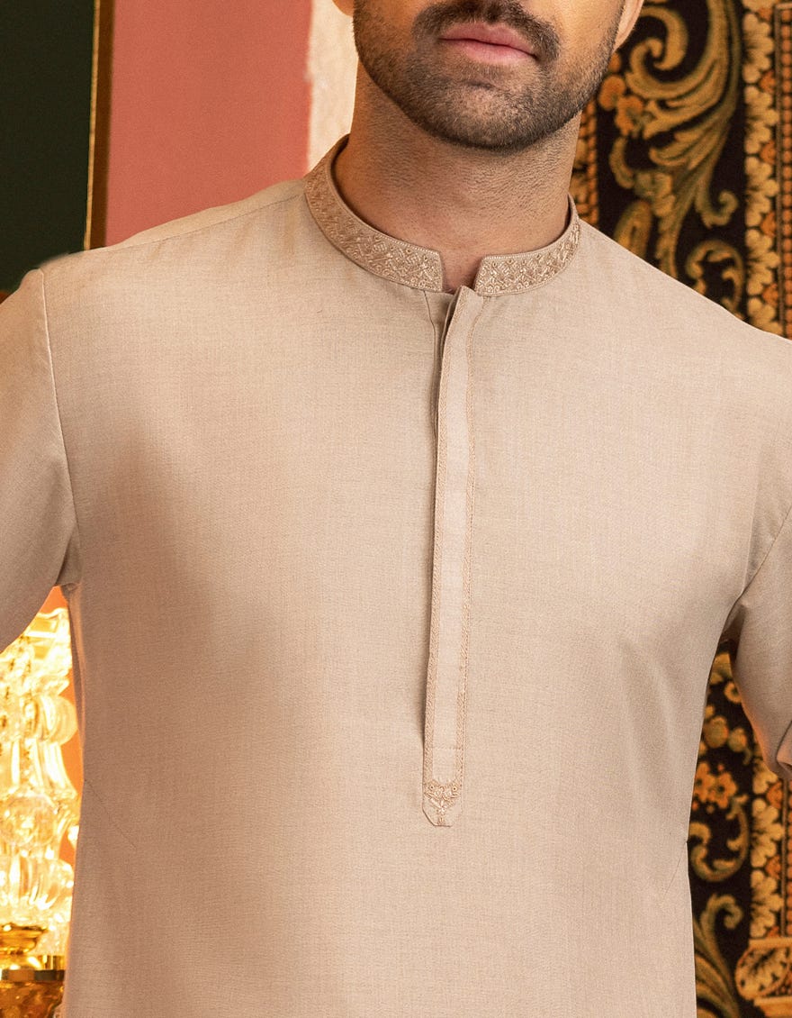 FAWN BLENDED KAMEEZ SHALWAR | JJKS-S-37574