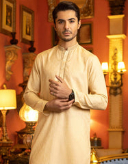 BEIGE COTTON KURTA | JJK-S-37578