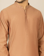 RUST BLENDED KURTA | JJK-S-37606