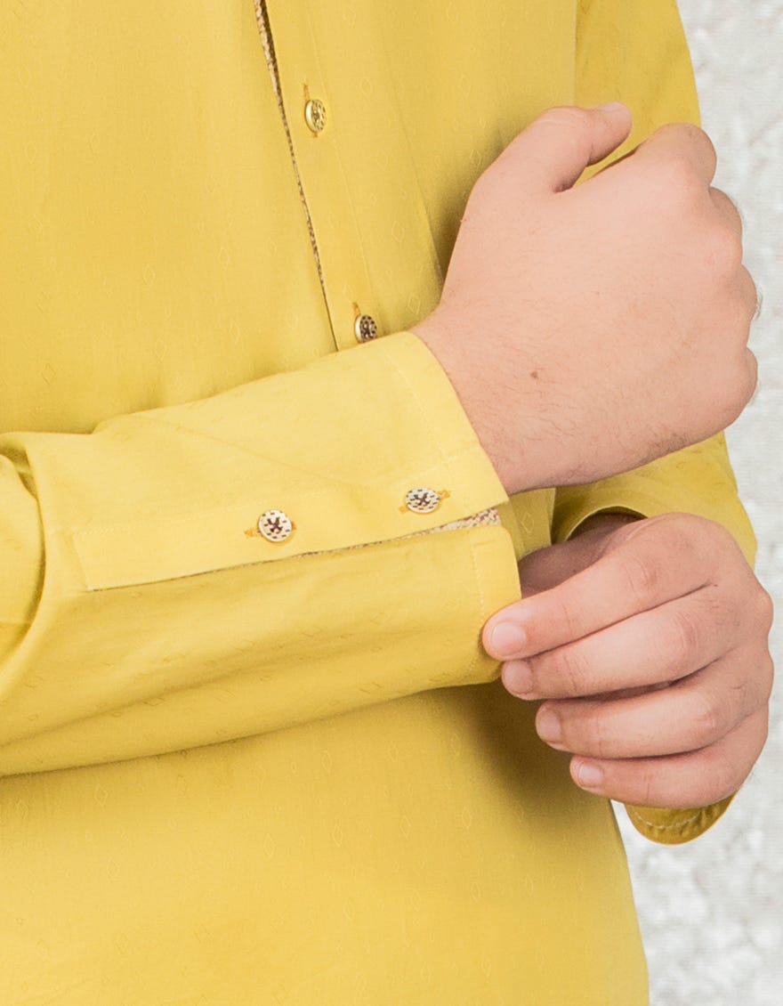 LIME GREEN COTTON KURTA | JTK-S-38381