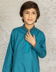 GREEN COTTON KURTA | JCK-S-38451