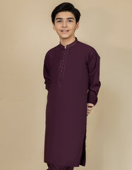 DEEP PURPLE BLENDED KAMEEZ SHALWAR | JCKS-S-38460