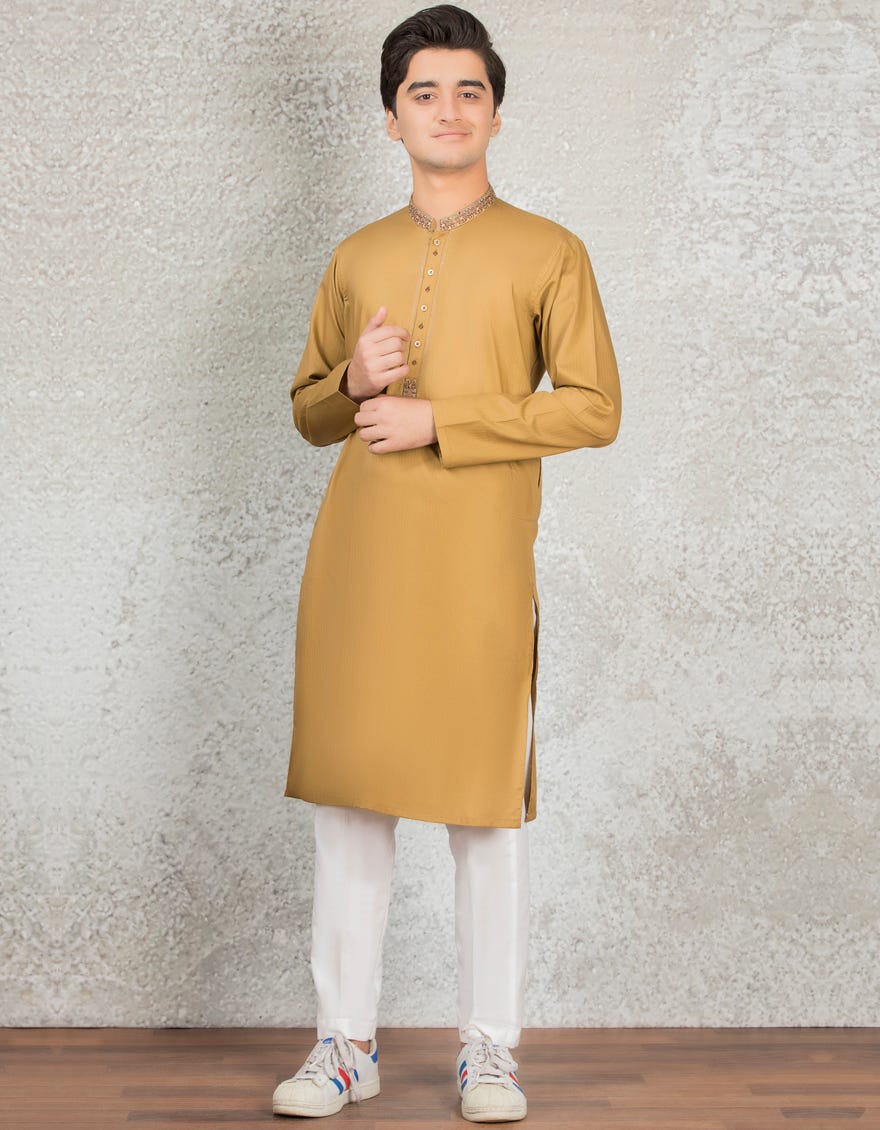 MAUVE COTTON KURTA | JTK-S-38463