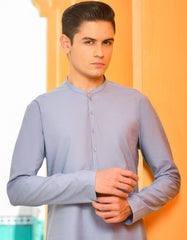 LIGHT BLUE COTTON KURTA | JTK-S-38486