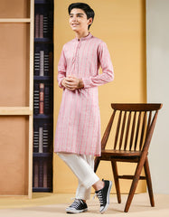MULTI PINK COTTON KURTA | JCK-S-38529