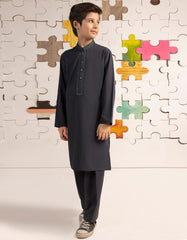 GREY SEMI-FORMAL KURTA