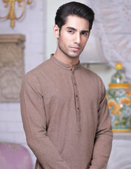BROWN BLENDED KURTA | JJK-A-39195