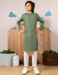 GREEN BLENDED KURTA