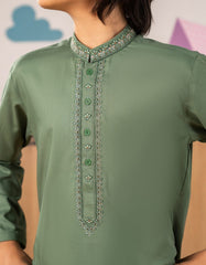 GREEN BLENDED KURTA