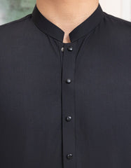 BLACK BLENDED KAMEEZ SHALWAR | JTKS-A-39297