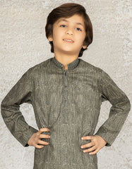 ARMY GREEN COTTON KURTA | JCK-S-39298