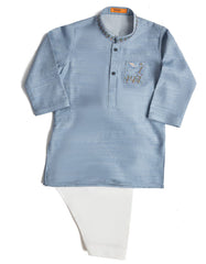 ICE BLUE BLENDED KAMEEZ SHALWAR | JJIKS-A-39326