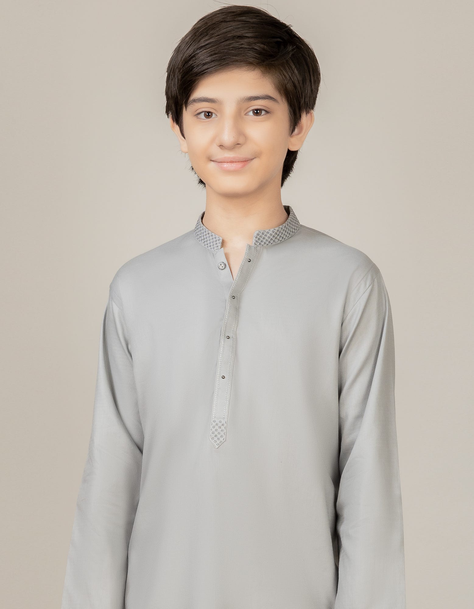 GREY COTTON KURTA | JCK-S-39328