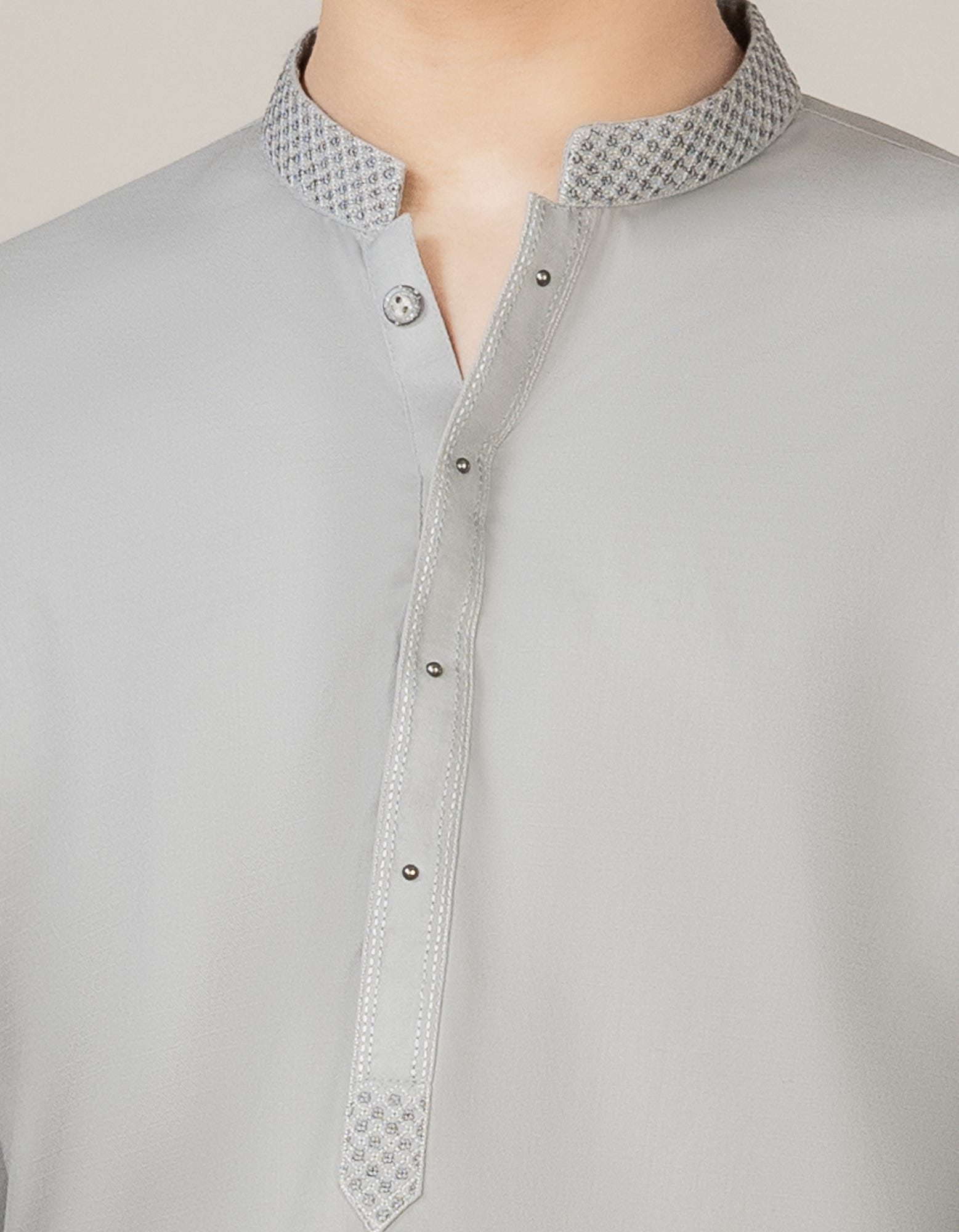 GREY COTTON KURTA | JCK-S-39328