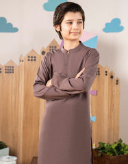 BROWN BLENDED KURTA TROUSER