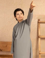 GREY BLENDED KAMEEZ SHALWAR