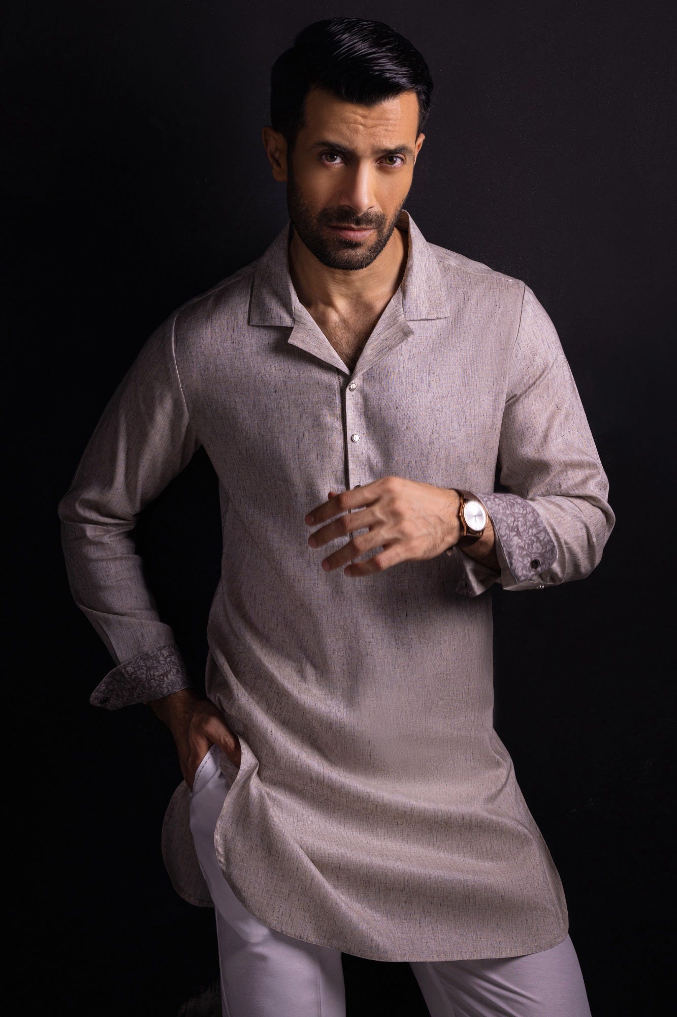 EDINBURGH - SAND BLENDED KAMEEZ SHALWAR
