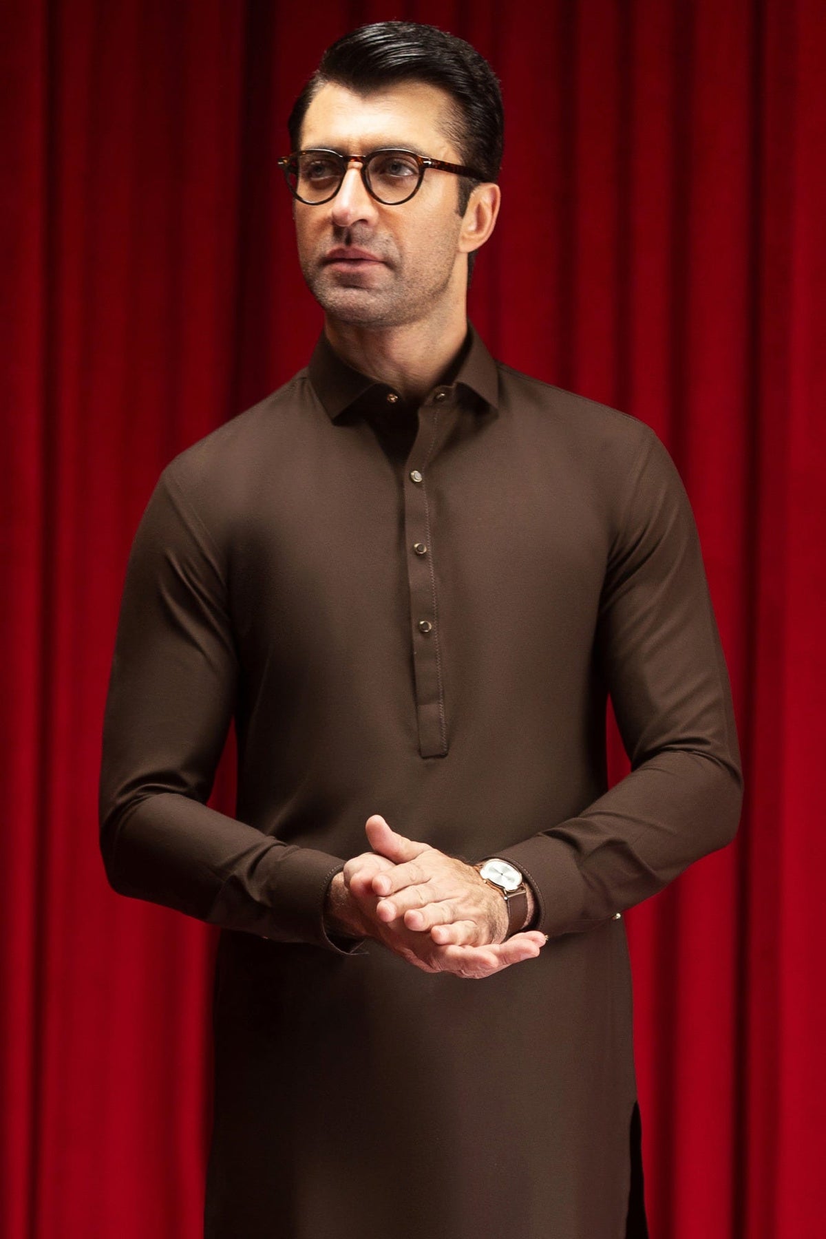 ATLANTA - COFFEE BLENDED KAMEEZ SHALWAR