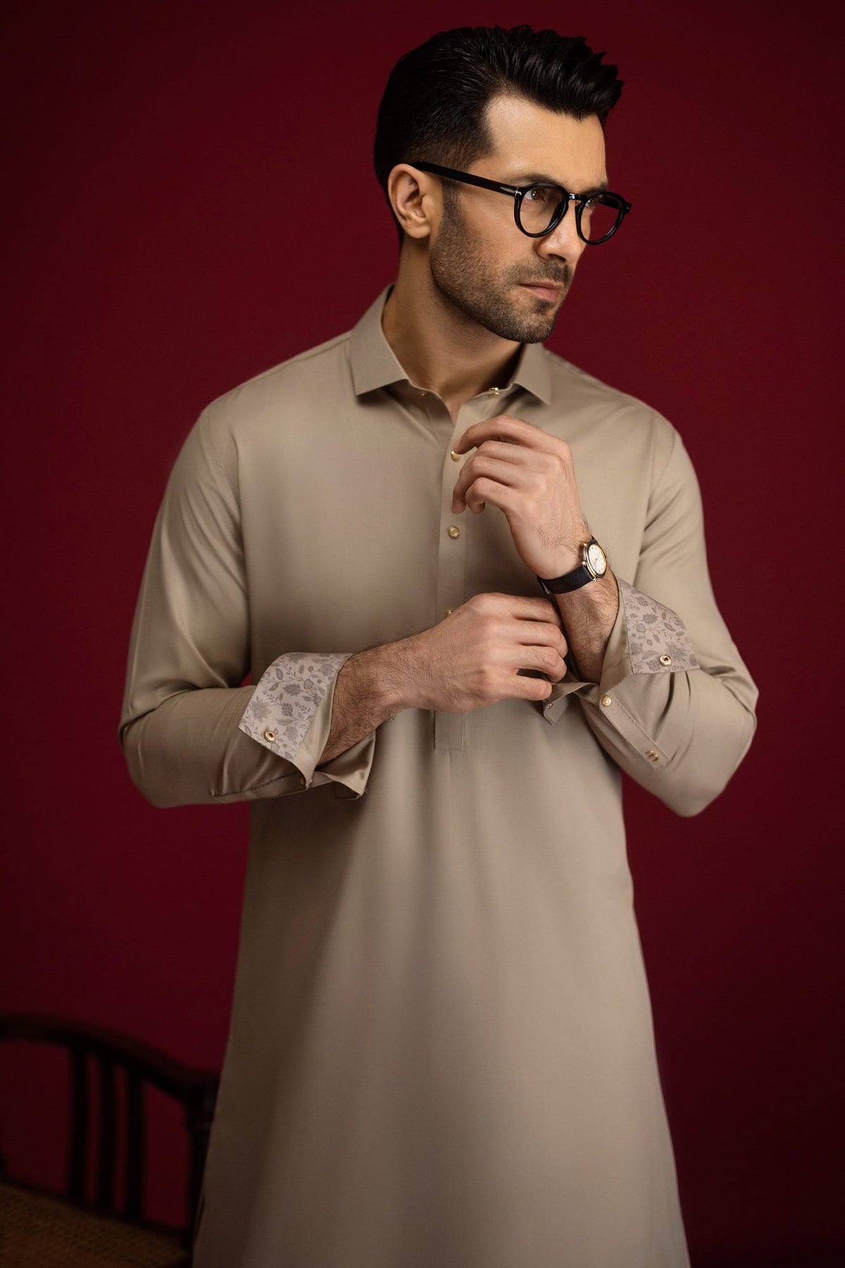 ANTI POLO - SAND BLENDED KAMEEZ SHALWAR