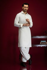 HOMBURG - CREAM BLENDED EXCLUSIVE KAMEEZ SHALWAR