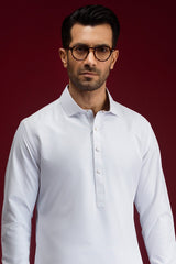 HOMBURG - WHITE BLENDED EXCLUSIVE KAMEEZ SHALWAR