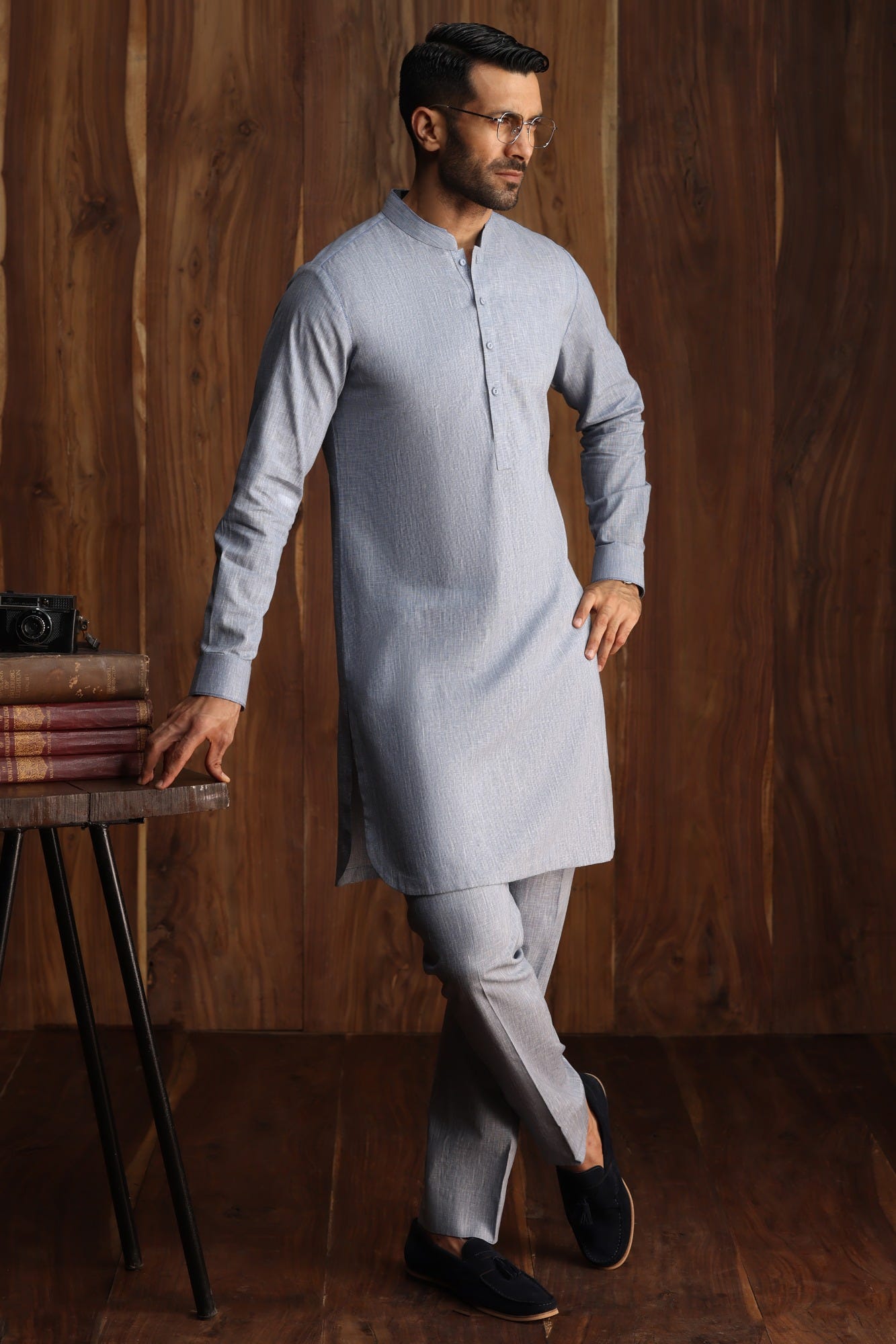 JACKSON - SKY KURTA TROUSERS