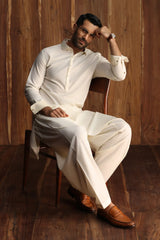 HELIFAX - CREAM EXCLUSIVE KAMEEZ SHALWAR