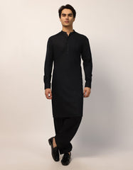 BLACK CASUAL KAMEEZ SHALWAR