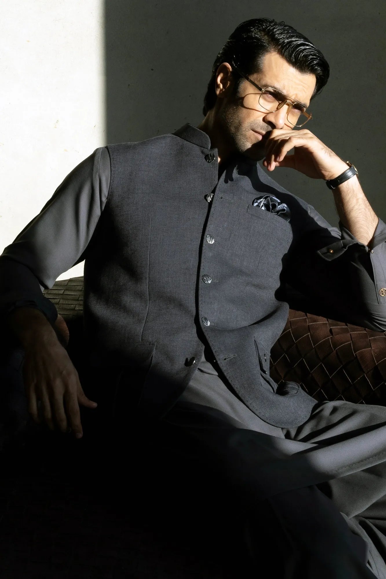 GOTHENBURG - GREY EXCLUSIVE KAMEEZ SHALWAR