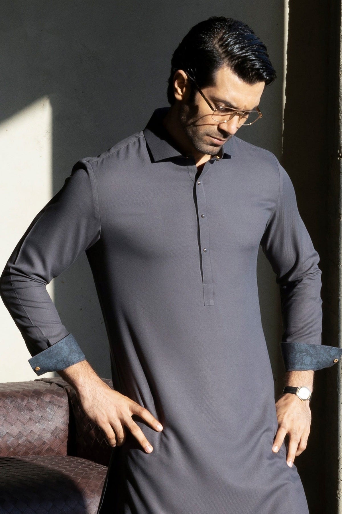 GOTHENBURG - GREY EXCLUSIVE KAMEEZ SHALWAR
