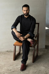 YALGOO - BLACK EXCLUSIVE KAMEEZ SHALWAR