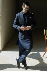 HARROGATE - NAVY EXCLUSIVE KAMEEZ SHALWAR