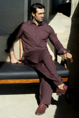 HARROGATE - BURGUNDY EXCLUSIVE KAMEEZ SHALWAR
