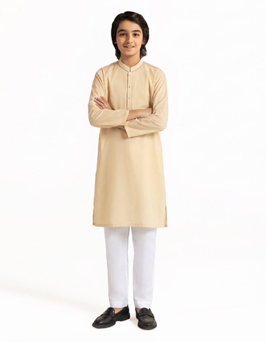 cream-cotton-plain-kurta-jcka39674