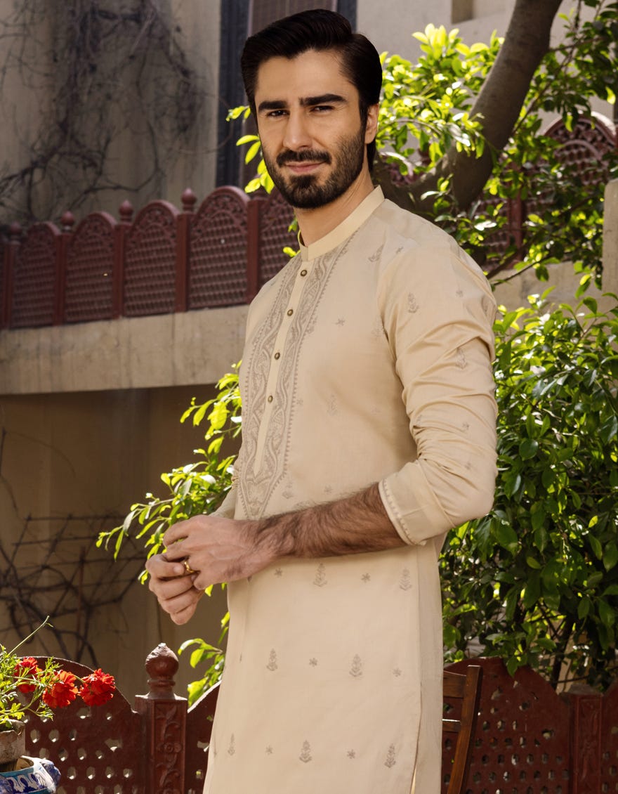 FAWN COTTON KURTA | JJK-S-40185