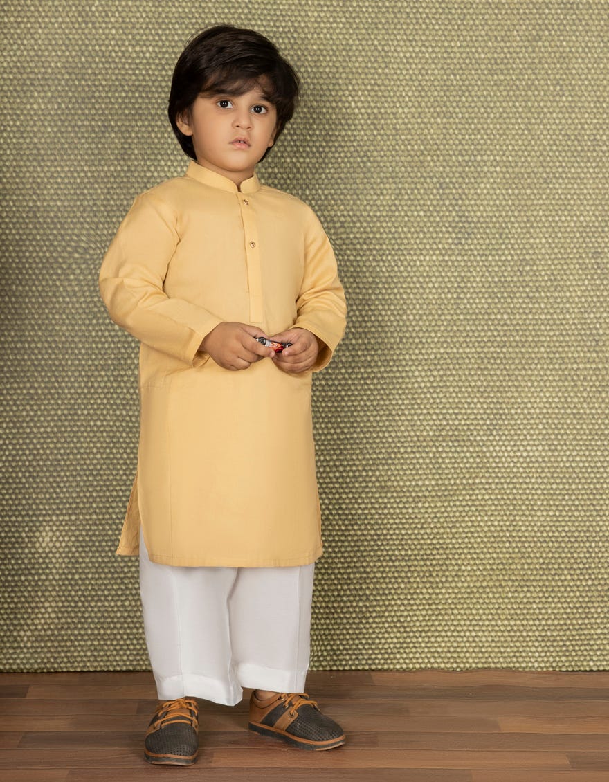 BEIGE BUNNAT KURTA | JCK-S-40214