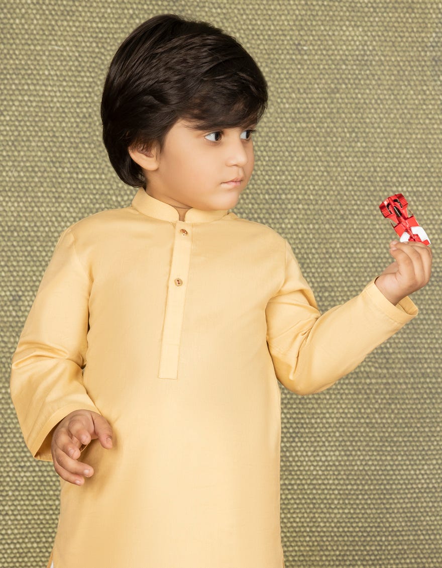 BEIGE BUNNAT KURTA | JCK-S-40214