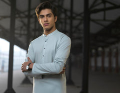 LIGHT GREEN BUNNAT KURTA | JTK-S-40215