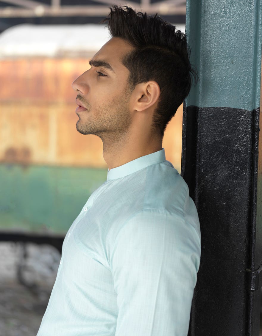 MINT COTTON KURTA | JJK-S-40247