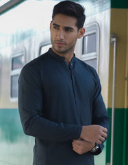 KAHI GREEN COTTON KURTA | JJK-S-40251