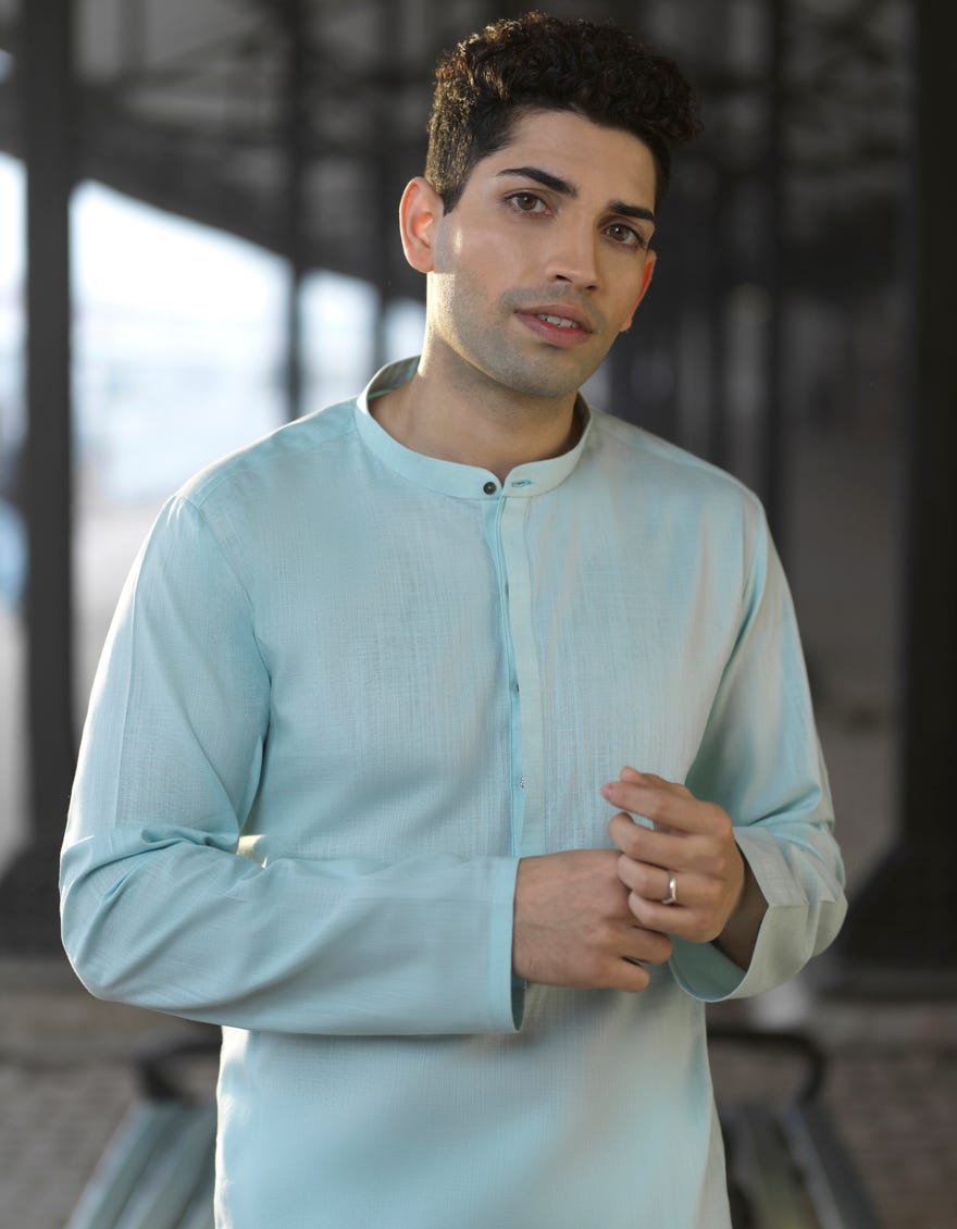 AQUE COTTON KURTA | JJK-S-40254