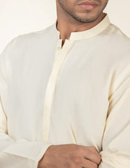 CREAM COTTON KURTA | JJK-S-40296