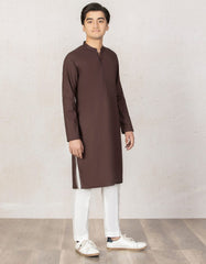 MAROON COTTON KURTA | JTK-A-41085