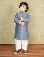 DENIM BLUE COTTON KURTA | JCK-S-41103