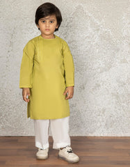 GREEN COTTON KURTA | JCK-S-41104