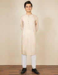 BEIGE COTTON KURTA | JTK-S-41126