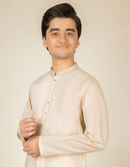 BEIGE COTTON KURTA | JTK-S-41126