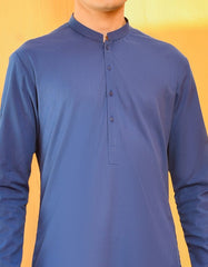 DARK BLUE COTTON KURTA | JTK-A-41129